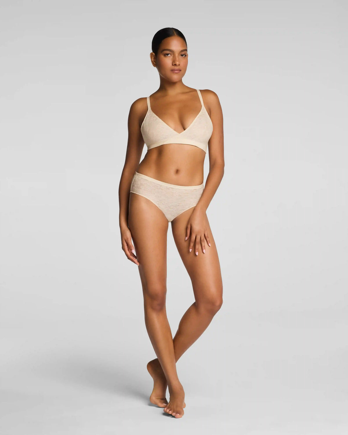 SPANXsupersmooth® Day to Date Night Lace Bikini | Toasted Coconut