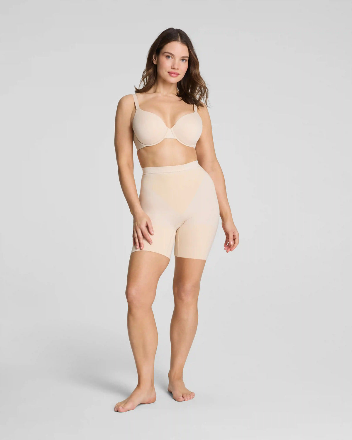 SPANXsculpt® GoFigure Mid-Thigh Short | Toasted Coconut