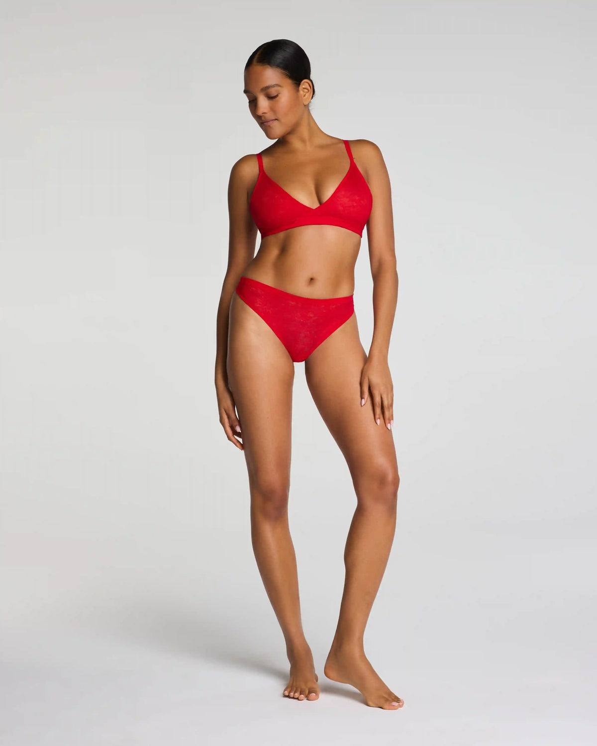 SPANXsupersmooth® Day to Date Night Lace Bralette | SPANX® Red