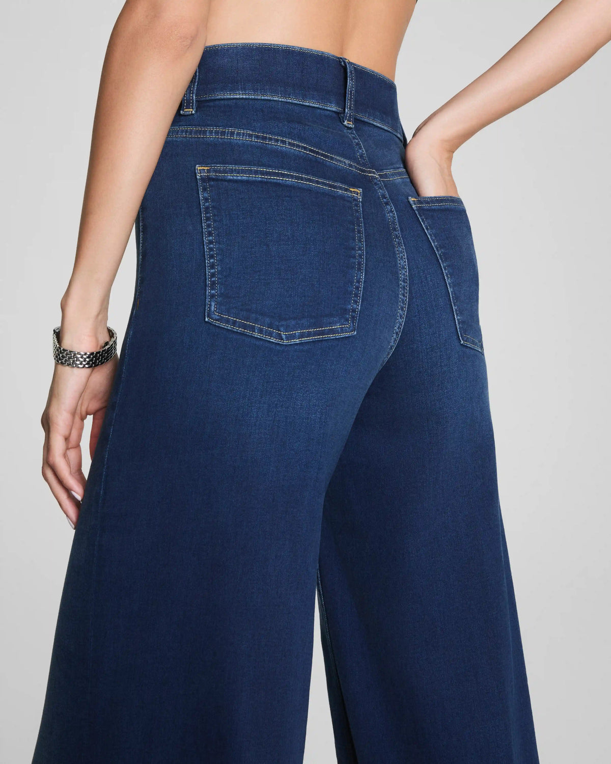SPANXshape® EveryWear Pull-On Wide Leg Jeans | Poseidon