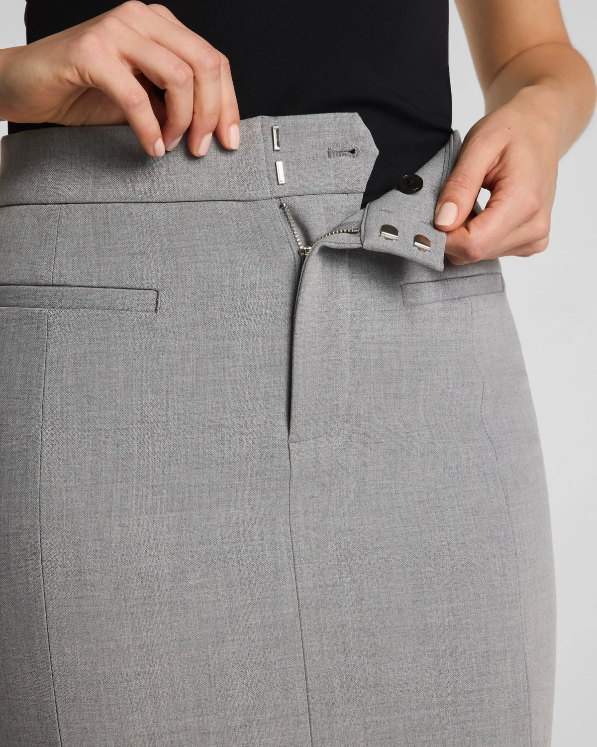 SPANX® WellSuited Pencil Skirt | Heather Grey