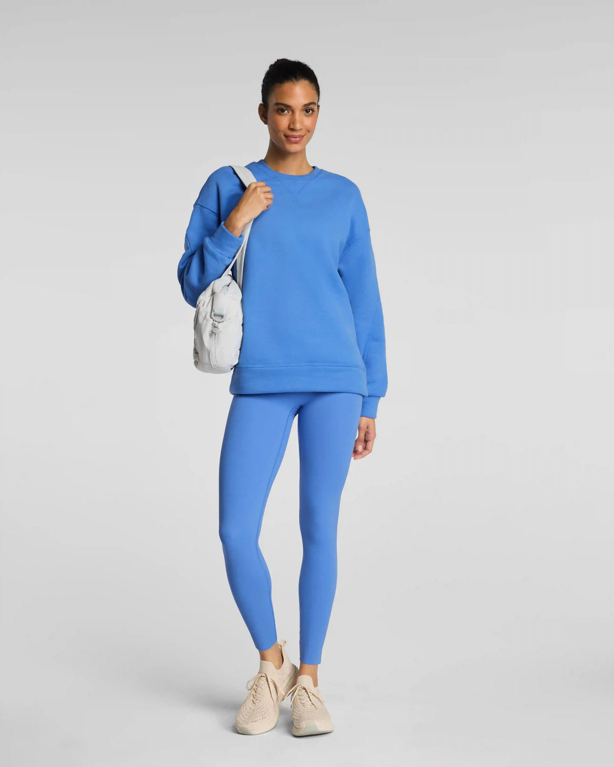 SPANX® BoostUp Cotton Fleece Crewneck Tunic | Aster
