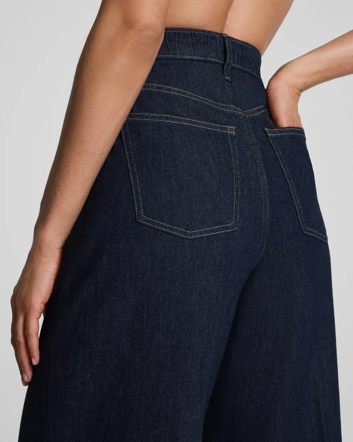 SPANXsupersmooth® Authentic 360 Lightweight Super Wide Leg Jeans | Deep Sea