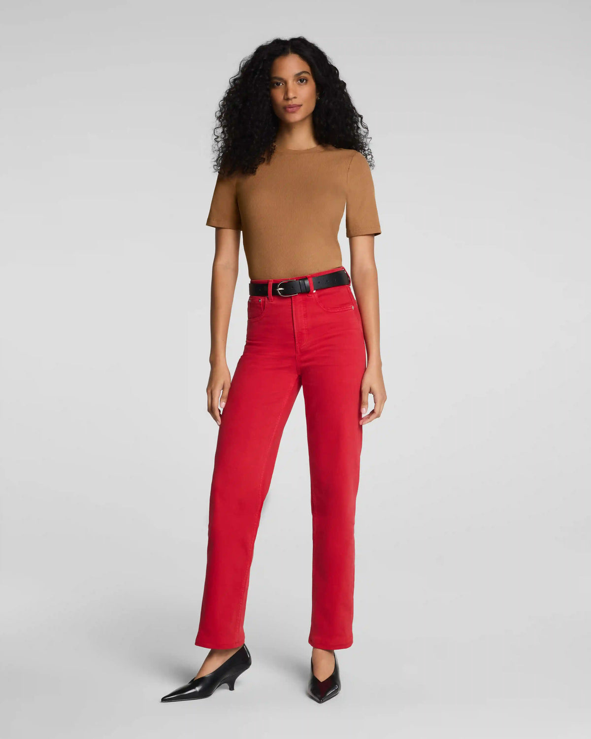 SPANX® Ribbed Knit Crewneck Tee | Maplewood