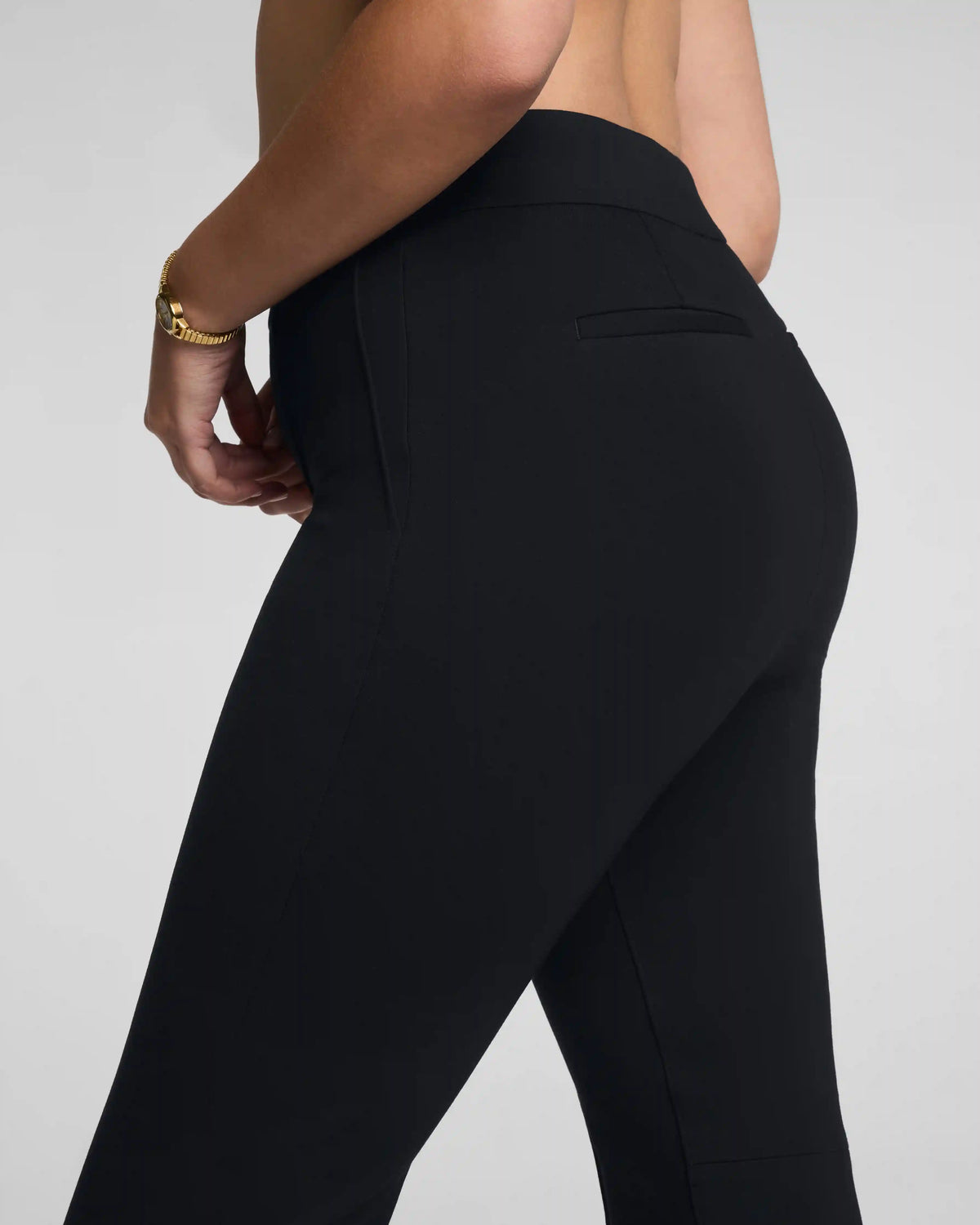 SPANXsupersmooth® PerfectFit Ponte Kick Flare Pant with Pintuck | Classic Black