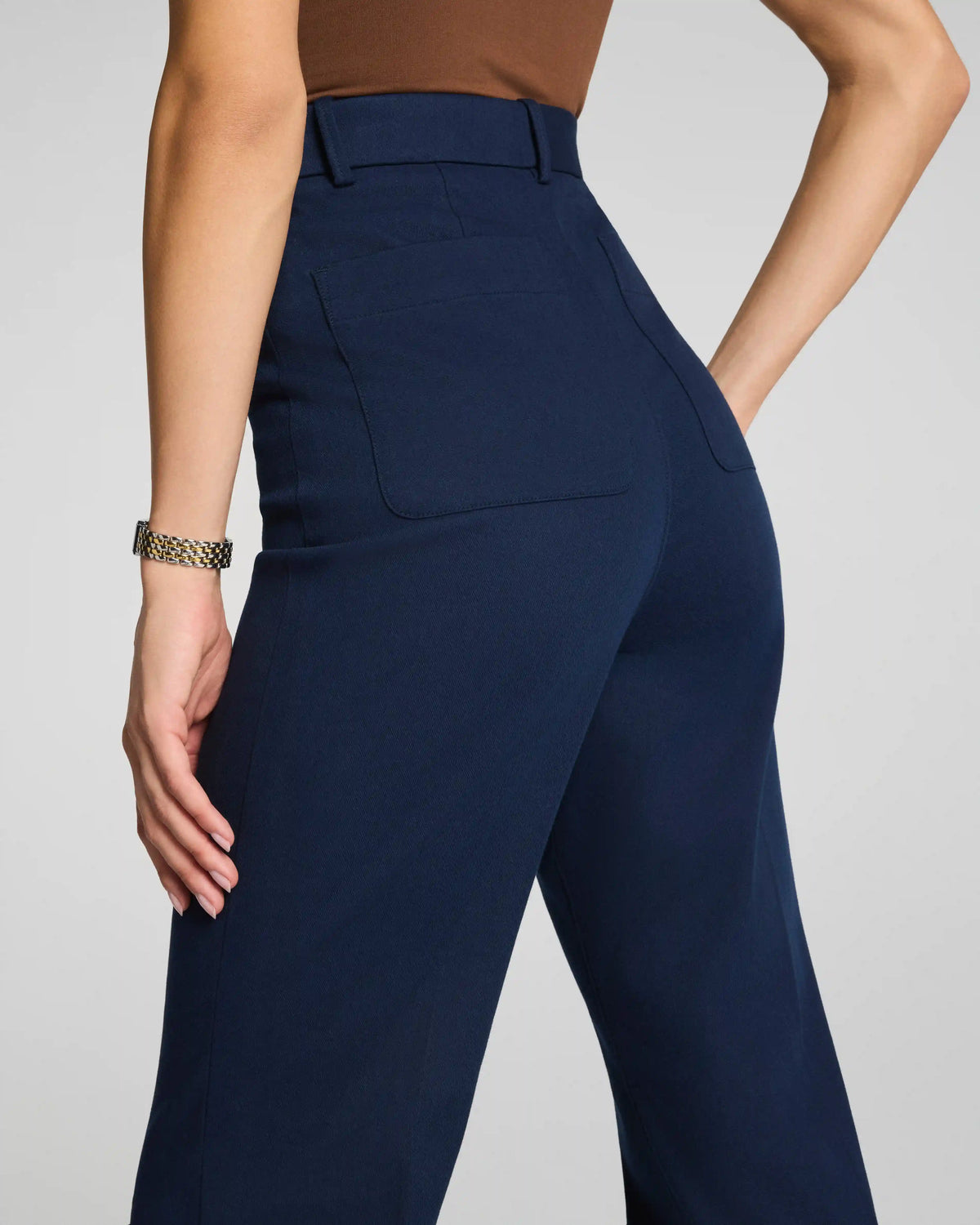 SPANXsupersmooth® Stretch Twill Easy Flare Pant | Timeless Navy