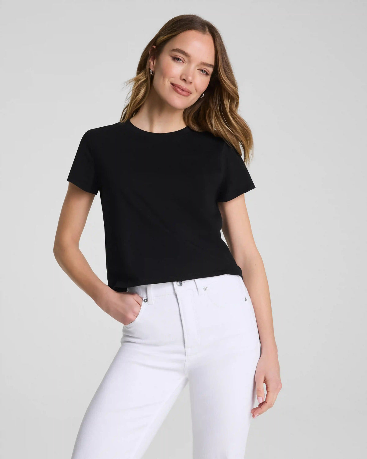 karla welch for SPANX® Cropped 70s Tee
