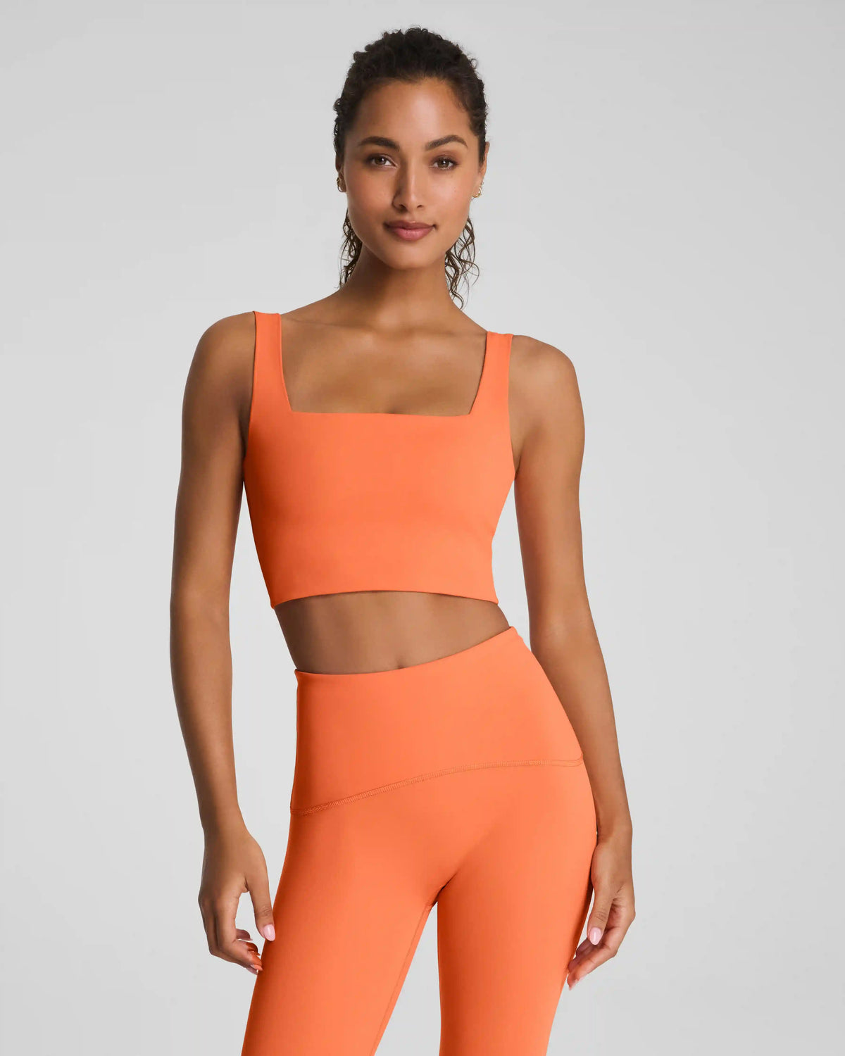 SPANX® BoostUp Cropped Square Neck Shelf Tank