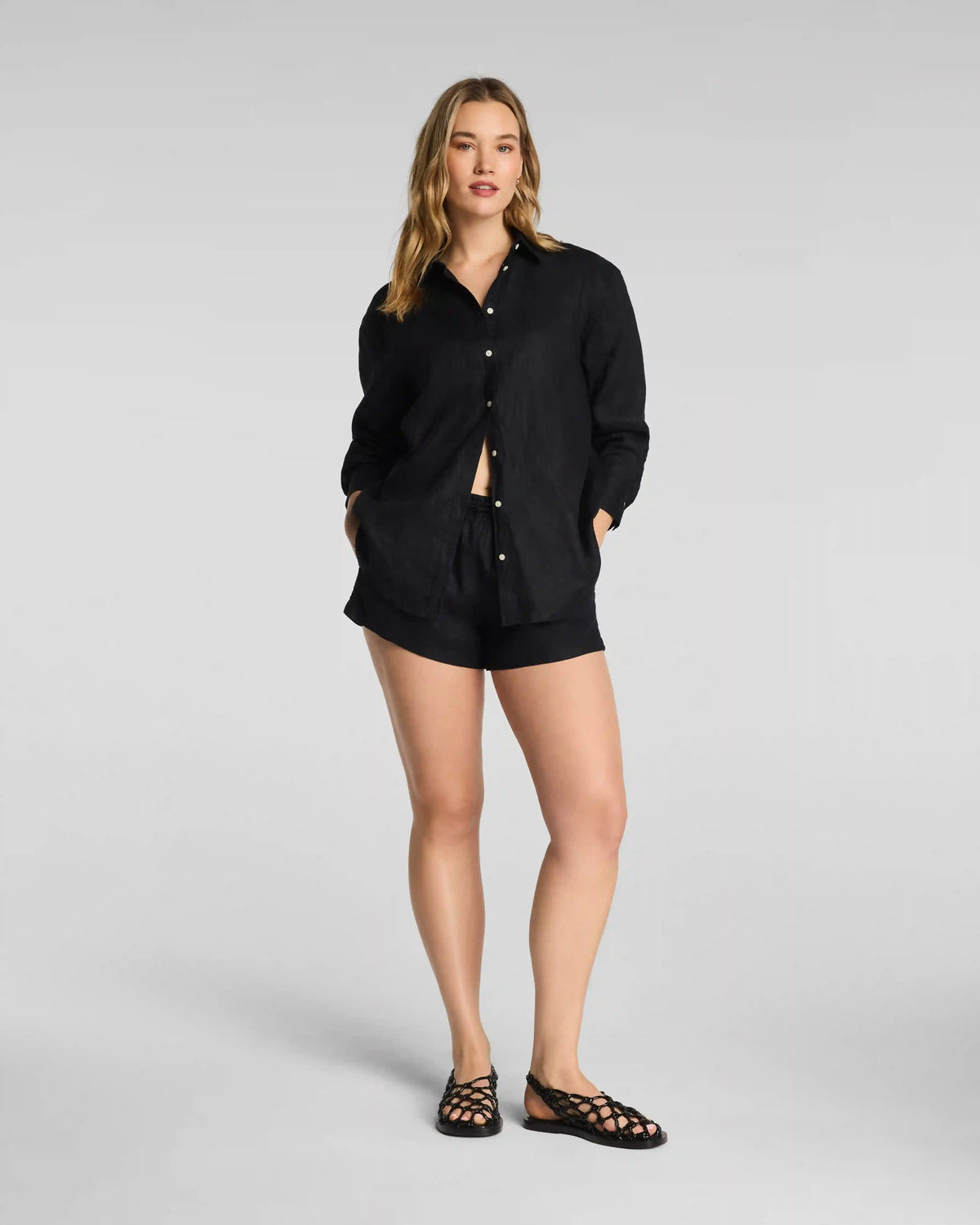 SPANX® Beach Short, 3" | Very Black