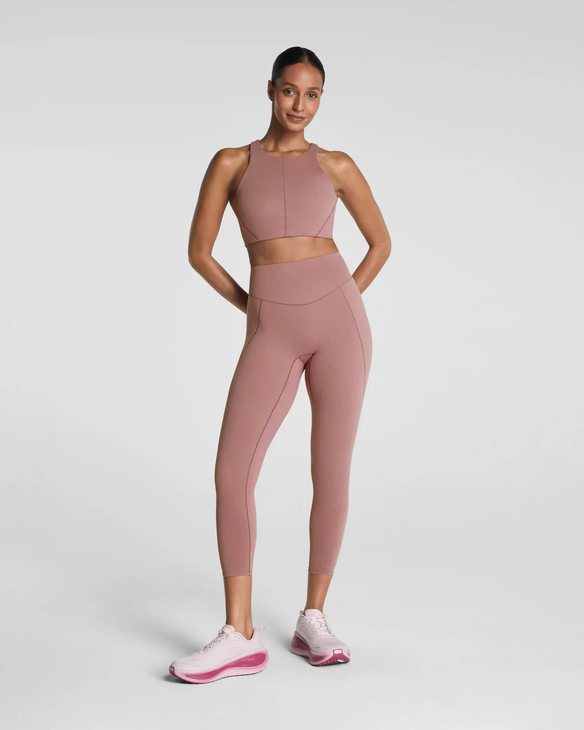 SPANX® PowerPlay Open Back Sports Bra | Rosa