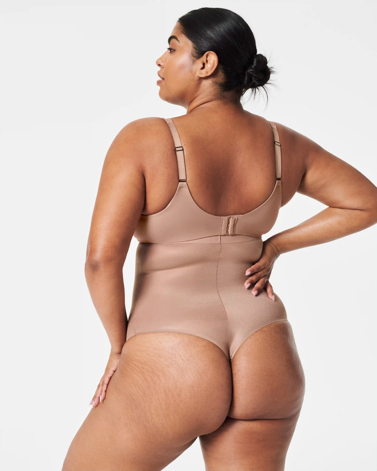 SPANXshape® Invisible High-Waisted Thong | Cafe Au Lait