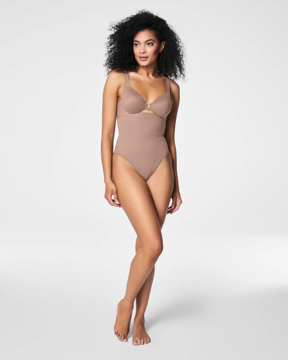 SPANXsculpt® Seamless Power High-Waisted Thong | Cafe Au Lait