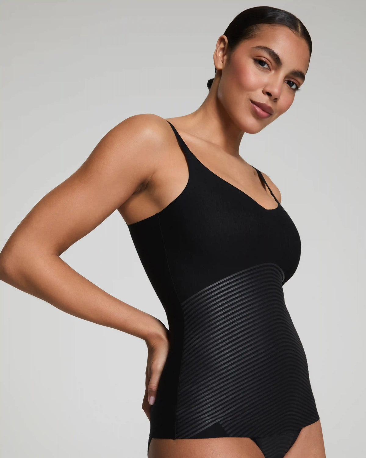 SPANXshape® Invisible Supima® Cotton Cami | Very Black