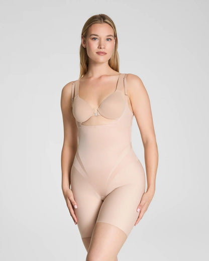SPANXsupersculpt® Transform Open-Bust Mid-Thigh Bodysuit
