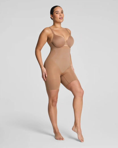SPANXsculpt® GoFigure High-Waisted Mid-Thigh Short | Cinnamon