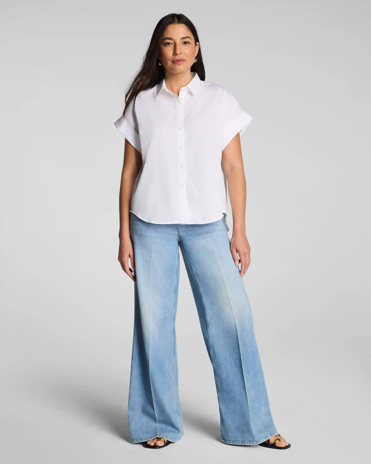 SPANXsupersmooth® Authentic 360 Lightweight Super Wide Leg Jeans