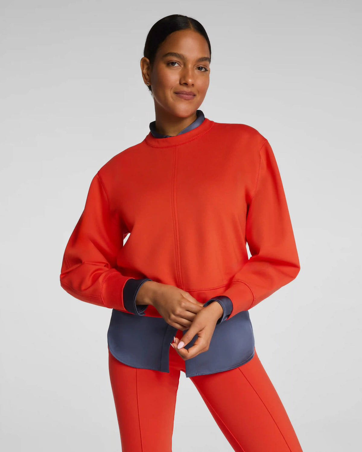 SPANX® Ponte Crewneck Long Sleeve Top