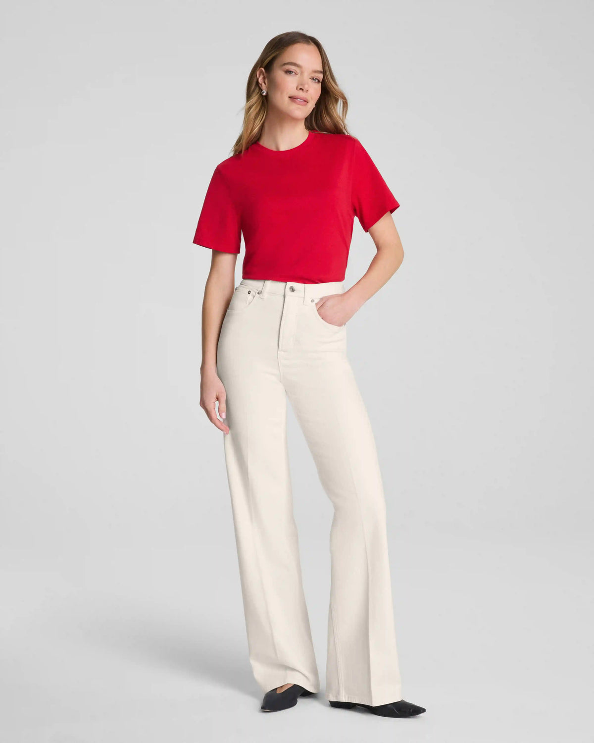 SPANXshape™ Authentic 360 Wide Leg Jeans