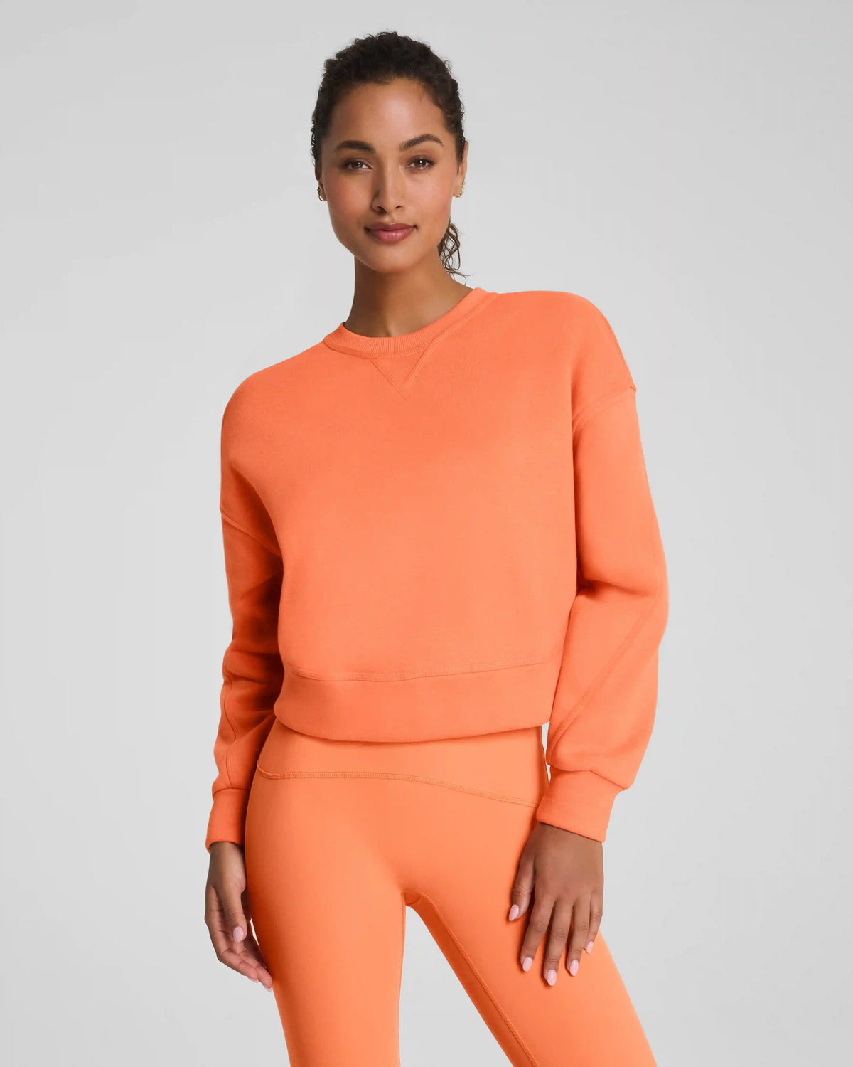 SPANX® BoostUp Cotton Fleece Crewneck