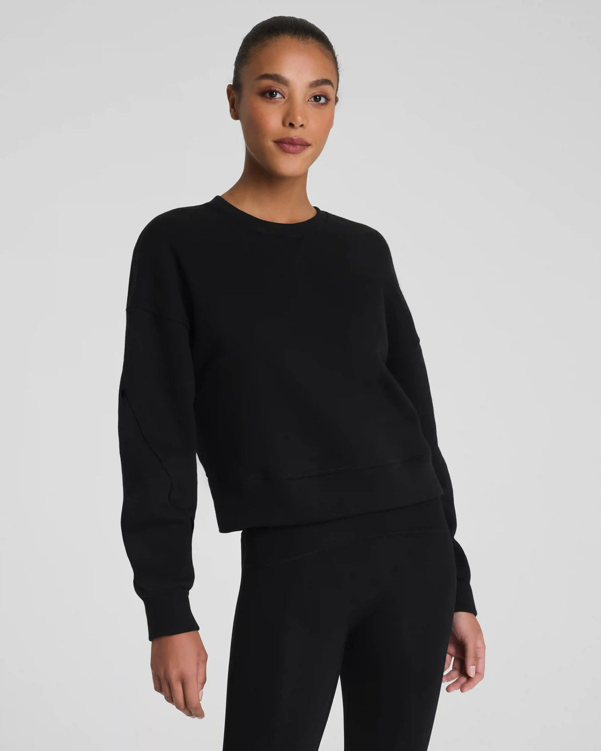 SPANX® BoostUp Cotton Fleece Crewneck