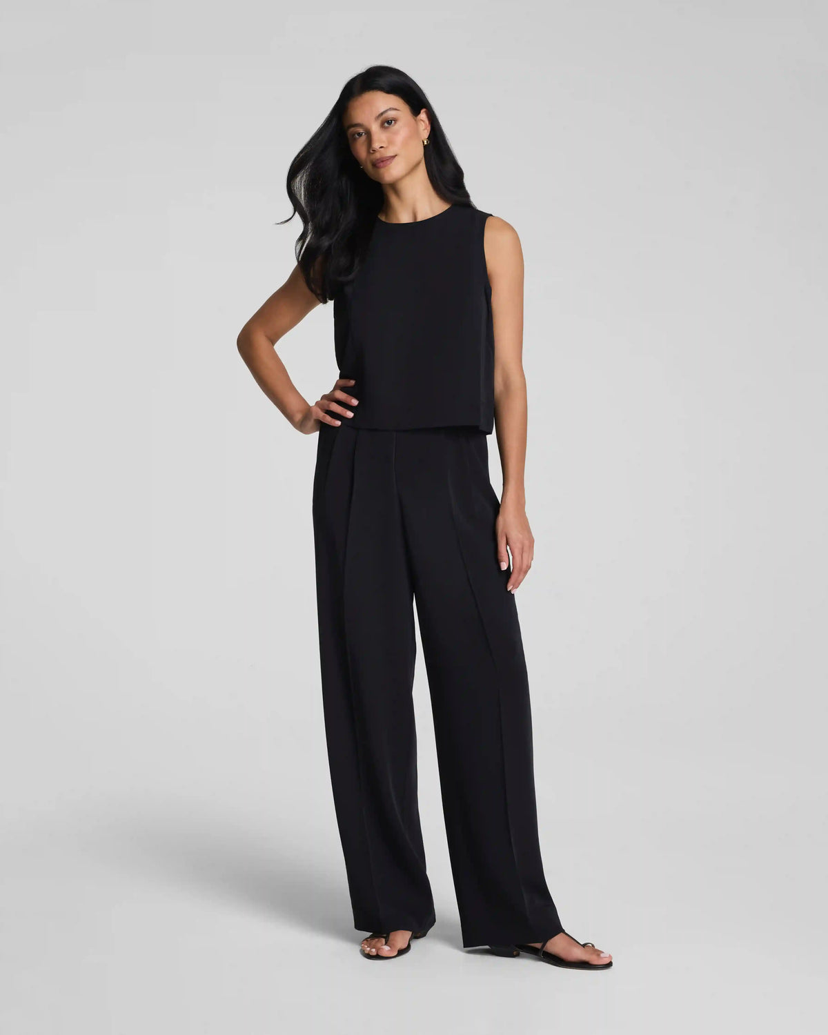 SPANX® CarryOn Crewneck Shell Tank | Classic Black
