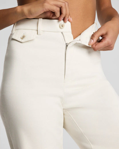 SPANXsupersmooth® Stretch Twill Easy Flare Pant | Ivory