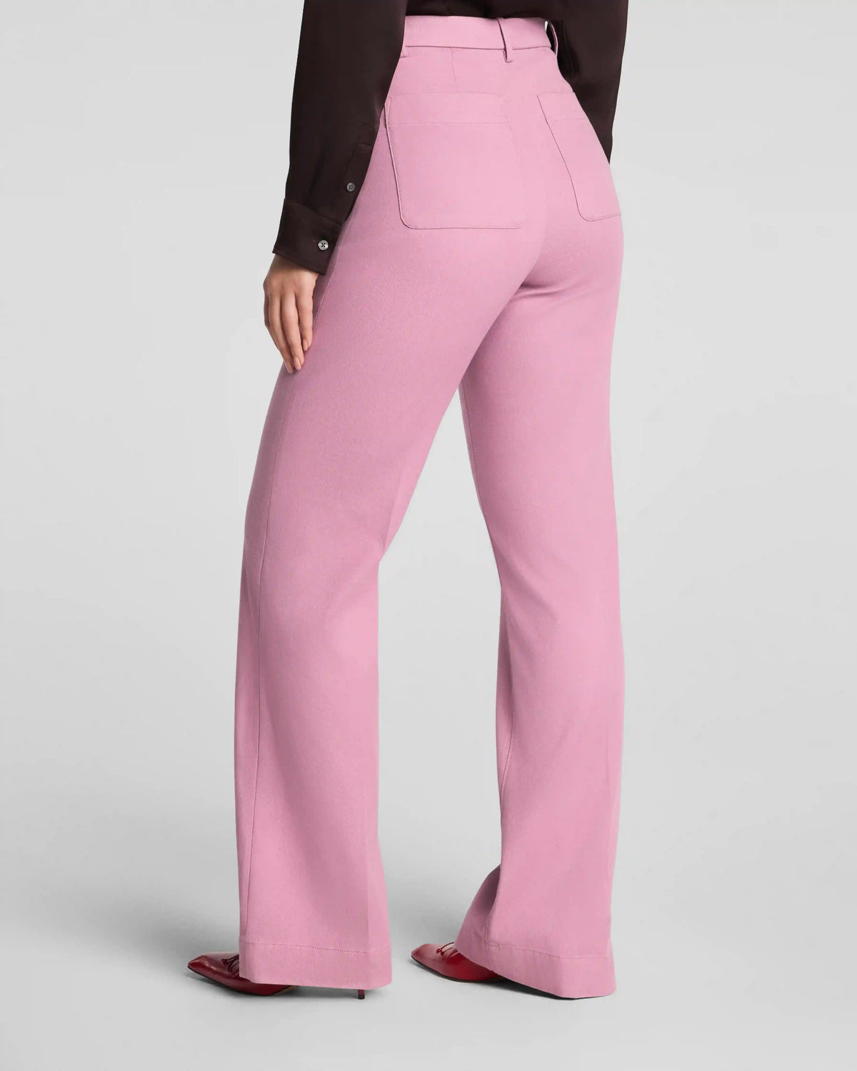 SPANXsupersmooth® Stretch Twill Easy Flare Pant | Rosa