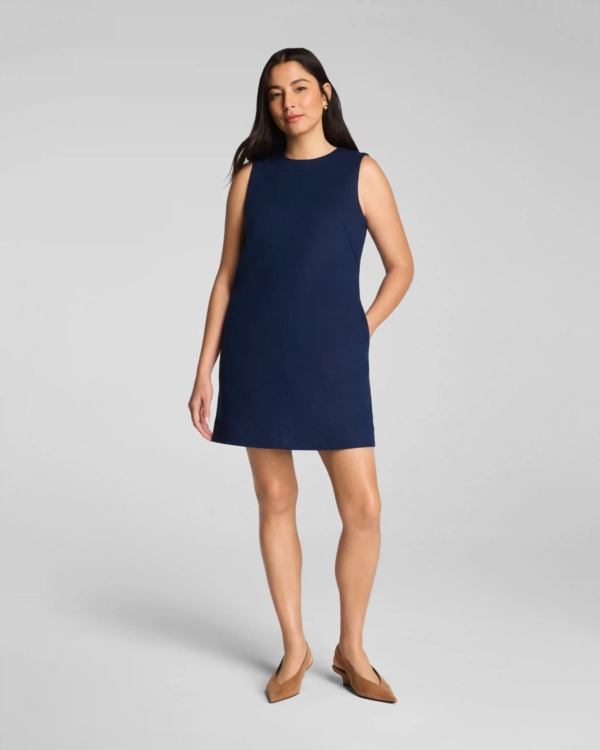 SPANX® EasyBreezy Cotton Linen Mini Dress