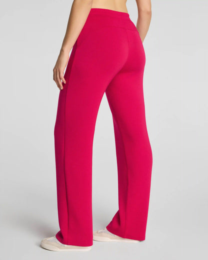 SPANX AirEssentials® Straight Leg Pant | Fuchsia