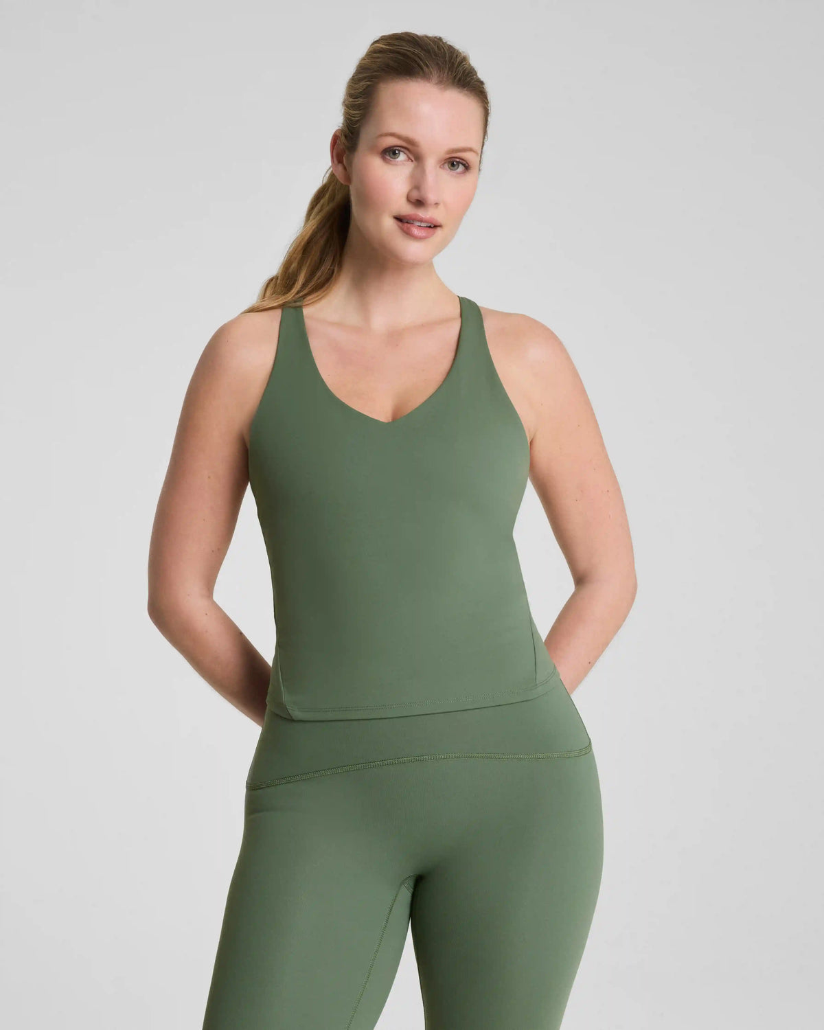 SPANX® BoostUp V-Neck Shelf Tank