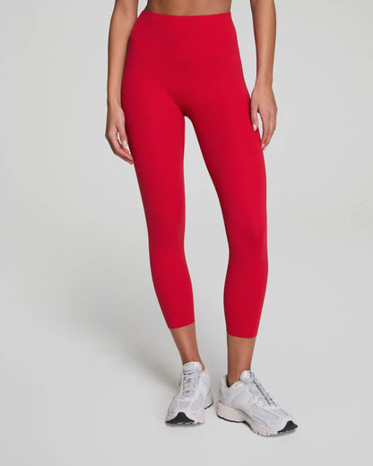 SPANXshape® BodyLine 7/8 Leggings with Mid-Tummy Compression | SPANX® Red