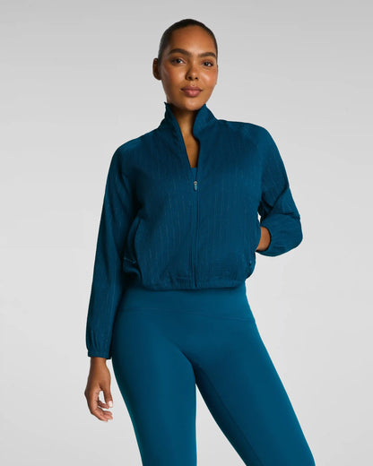 SPANX® BoostUp Glow Weave Full Zip Jacket