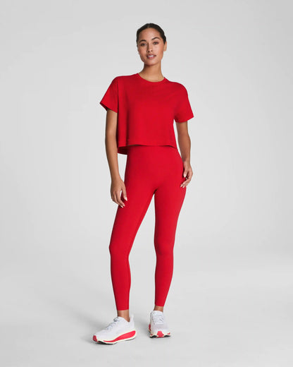 SPANX® BoostUp Cropped Tee | SPANX® Red