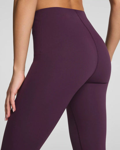 SPANXshape® BodyLine Cropped Leggings with Mid-Tummy Compression, 19" | Blackberry