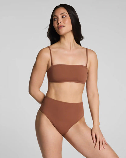 SPANXsmooth® Swim Bandeau Bikini Top | Caraway