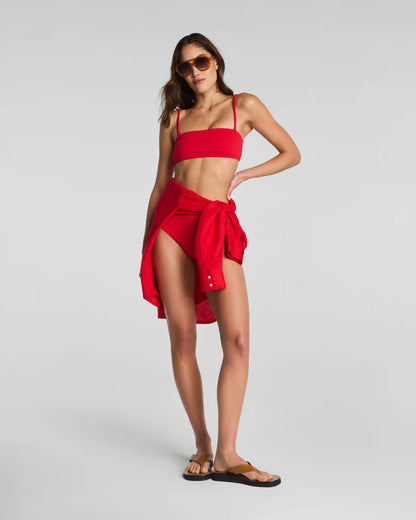 SPANXsmooth® Swim Bandeau Bikini Top | SPANX® Red