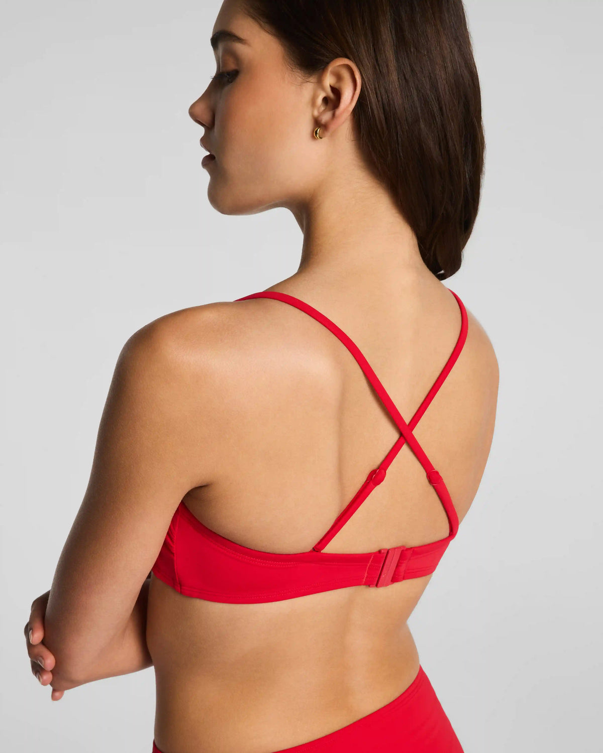 SPANXsmooth® Swim Bandeau Bikini Top | SPANX® Red