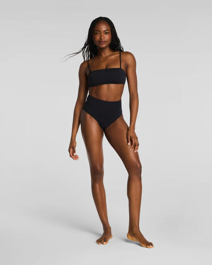 SPANXshape® Swim Ultra Hi-Rise Bikini Bottom | Very Black
