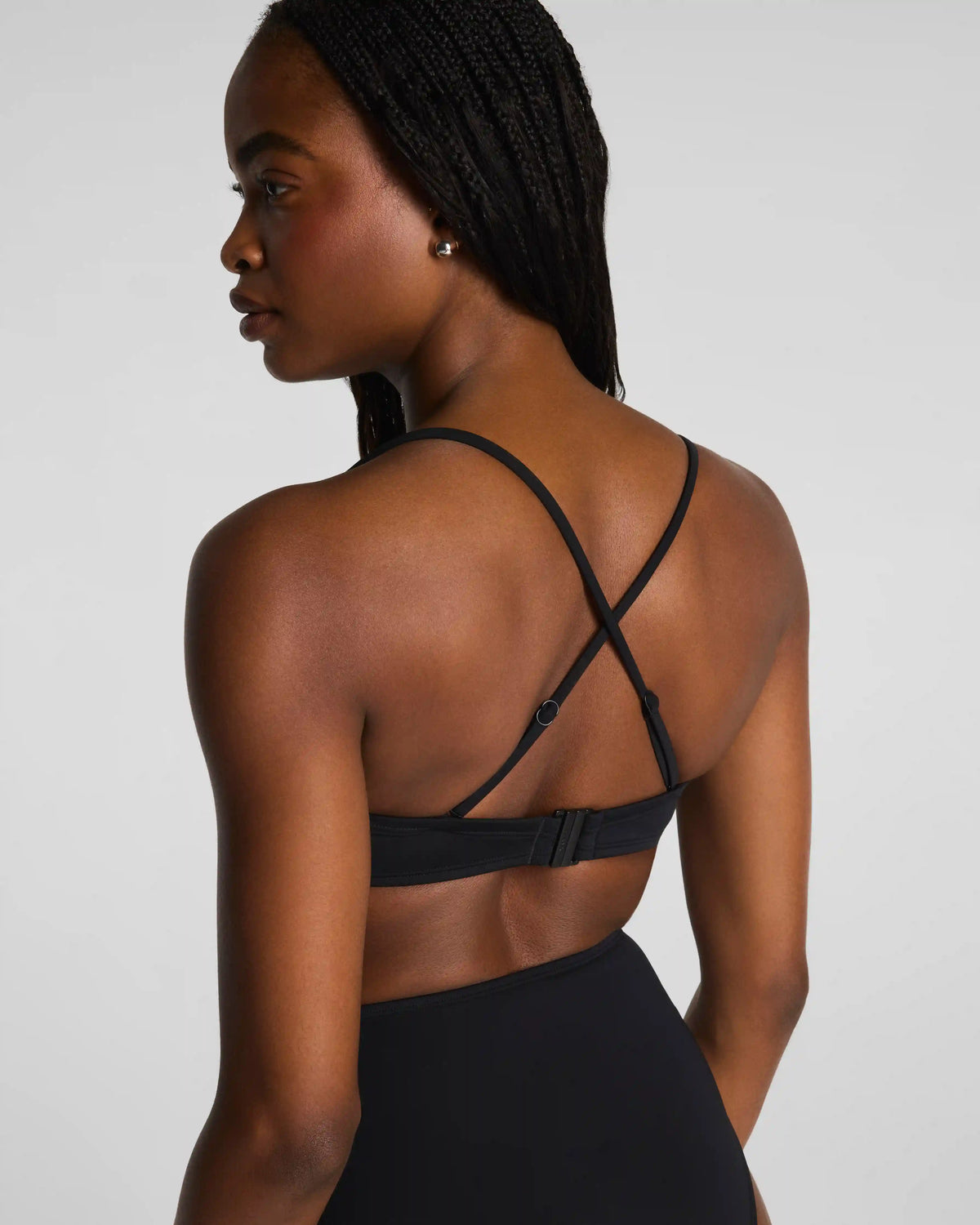 SPANXsmooth® Swim Bandeau Bikini Top | Very Black