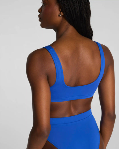 SPANXshape® Swim Scoop Neck Bikini Top | Current