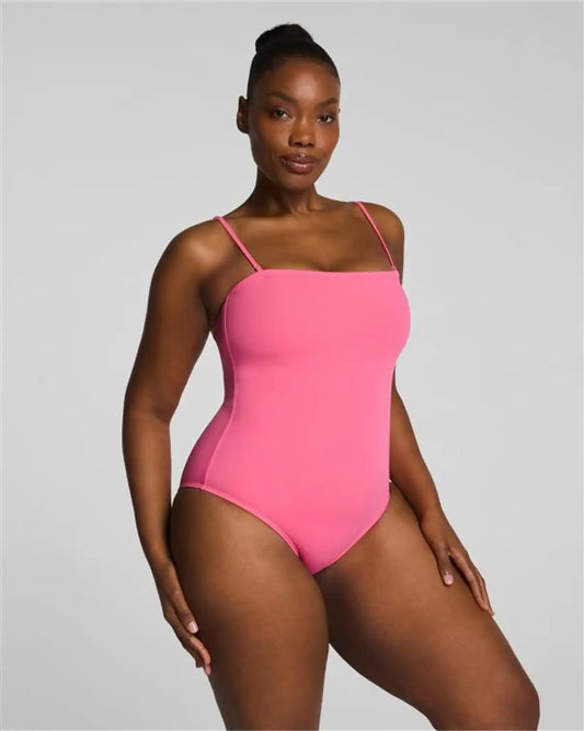 SPANXshape® Swim Bandeau One Piece | Hibiscus