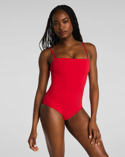 SPANXshape® Swim Bandeau One Piece | SPANX® Red