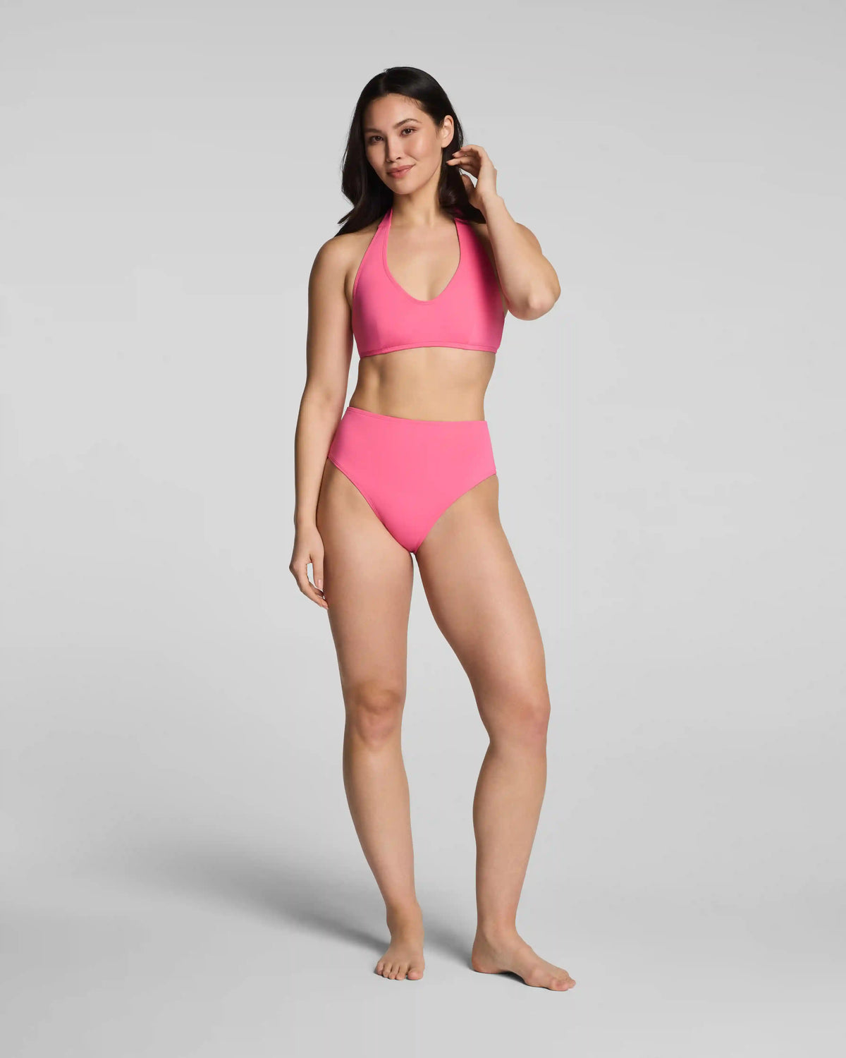 SPANXshape® Swim Hi-Rise Bikini Bottom | Hibiscus