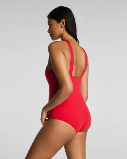 SPANXsculpt® Swim High-Neck One Piece | SPANX® Red