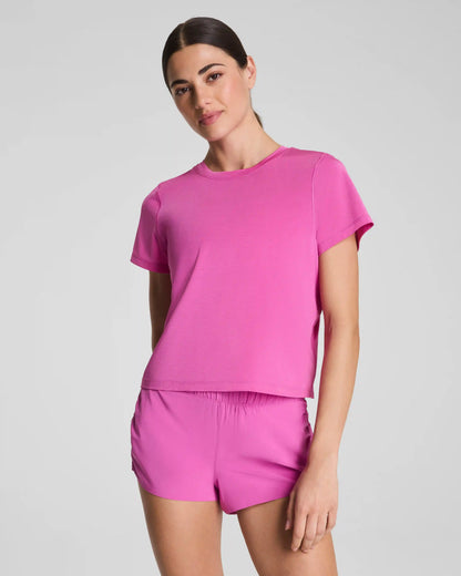 SPANX® BoostUp Crewneck Tee with StayCool Tech