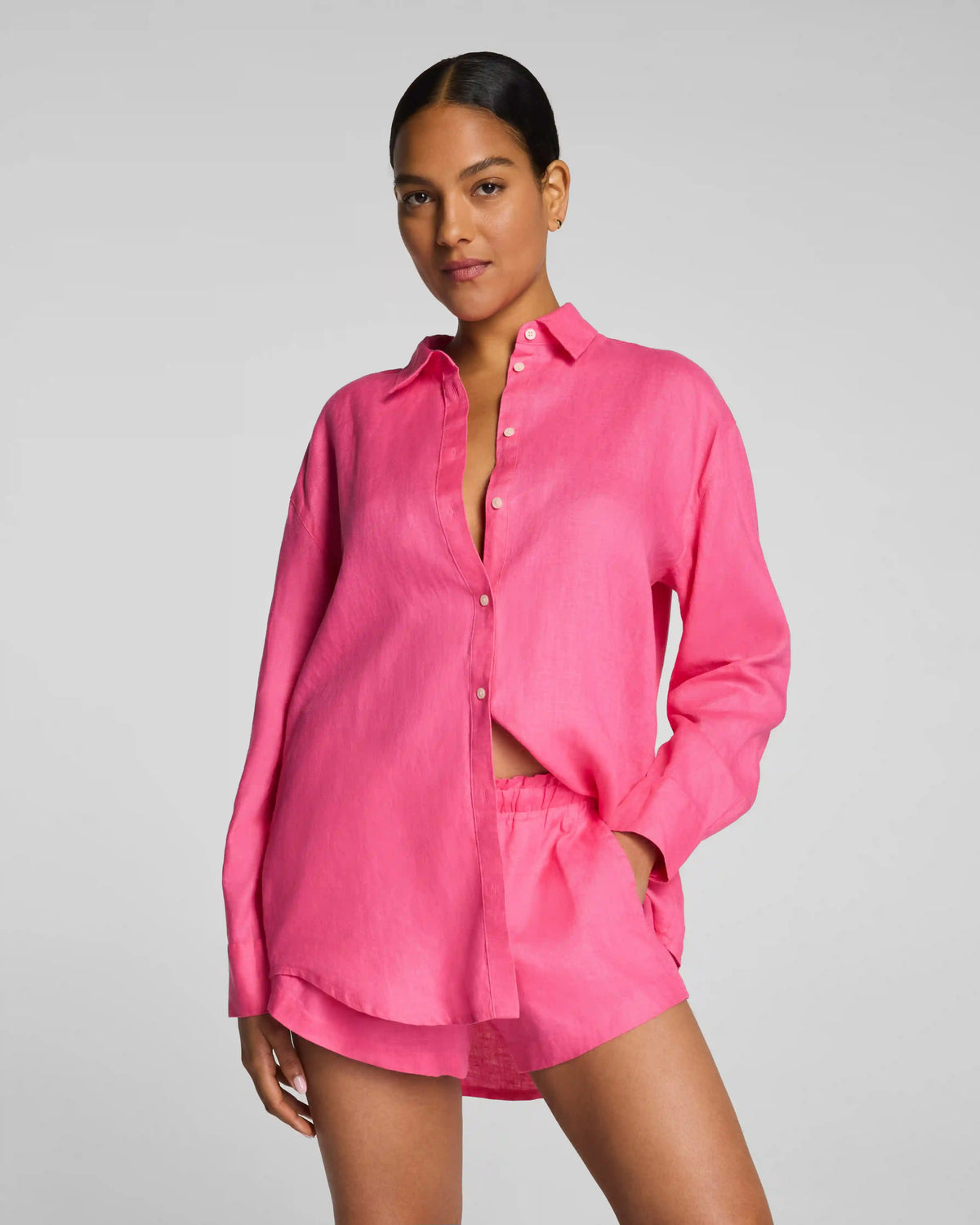SPANX® Beach Button Down
