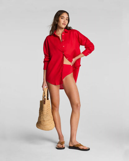 SPANX® Beach Button Down | SPANX® Red