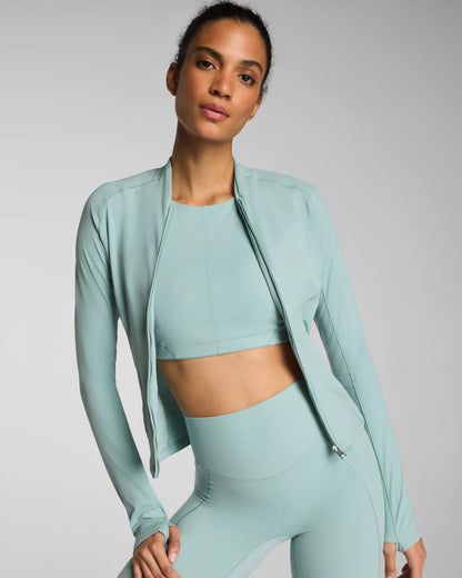 SPANX® PowerPlay Contour Full Zip Jacket | Wave